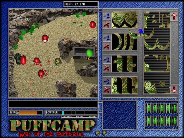 PuffCamp (War of the PuffBalls) Screenshot